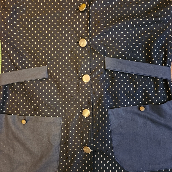 🪞 Handmade Black & Gold Apron Dress – One of a Kind ♣️ - Picture 10 of 10